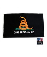 USA MADE 3x5 GADSDEN Dont Tread On Me TACTICAL RattleSnake Rebel In/Outd... - £10.38 GBP