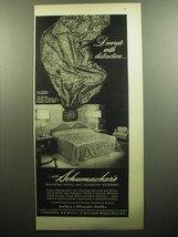 1958 Schumacher&#39;s Innsbruck Fabric and Wallpaper Ad - Decorate with Distinction - £14.73 GBP