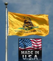 3x5 Gadsden Dont Tread On Me Rattle Snake Rebel In/Outdoor Flag Banner*Usa Made - £15.09 GBP