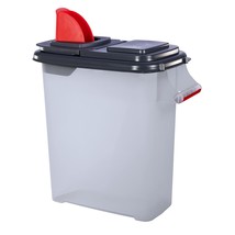 Buddeez Wood Dispenser Pellet Storage, Clear/Gray - $40.18