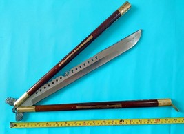 Authentic Handcrafted Rambo style Balisword - Unique Blade Perfect for C... - $210.38