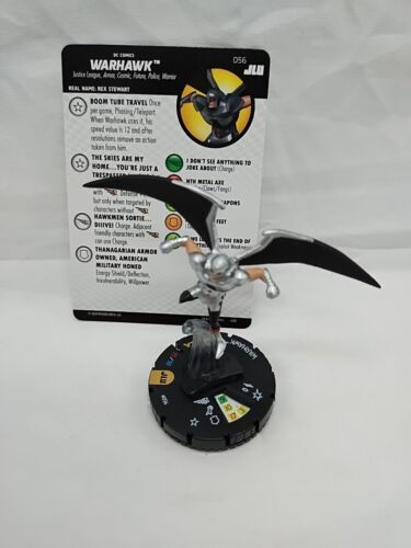 Heroclix Warhawk Super Rare Justice League Unlimited 056 With Card - $8.90