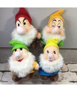 Disneyland Walt Disney World Snow White Dwarfs Plush Stuffed Animal Lot ... - £19.45 GBP