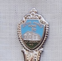 Collector Souvenir Spoon USA Missouri St. Joseph Home of Jesse James - £5.58 GBP