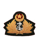 PAKISTAN NAVY OFFICER HAT CAP HILAL STAR BADGE NEW - FREE SHIP IN USA - $21.78