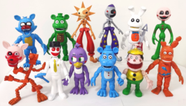 12pcs Set Five Nights At Freddy&#39;s FNAF Nightmare Action Figure Toy Cake Toppers - £12.25 GBP