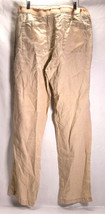James Perse Mens Straight Linen Pants Beige 5 - £77.53 GBP