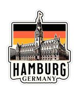 Hamburg Germany Travel Sticker 4 Inch Waterproof Vinyl Decal Durable - €7,89 EUR
