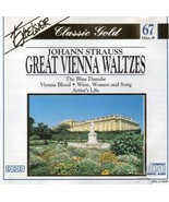 Classic Gold Johann Strauss Great Vienna Waltzes [Audio CD] Johann Strau... - £1.56 GBP