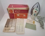 Vintage Hoover Automatic Steam or Dry Iron Model 4521 - Working With Pap... - £23.67 GBP