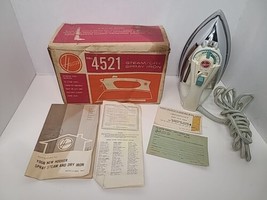 Vintage Hoover Automatic Steam or Dry Iron Model 4521 - Working With Pap... - $29.69