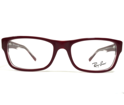 Ray-Ban Eyeglasses Frames RB5268 5738 Burgundy Red Clear Rectangular 50-... - £71.61 GBP