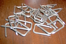 24 steel Metal 1/2&quot;x1&quot; ELECTRIC CABLE STAPLES for nm 14 12 10 Romex GB M... - $14.33