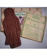 Vintage Hartstone Stoneware Nutcracker Cookie Mold 9&#39;&#39; Christmas Baking - $9.99