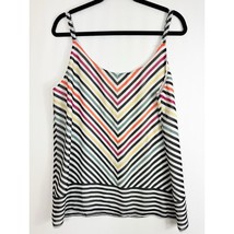 Cabi Womens Linea Cami Tank Top Chevron Striped Adjustable Straps #5043 ... - £17.85 GBP