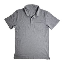 Mack Weldon Short Sleeve Polo Shirt Men&#39;s Size Small Gray Pocket - £15.60 GBP