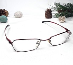 Columbia Polished Red Metal Eyeglasses Frames ONLY - Thunderscout 100 52... - £29.31 GBP