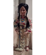 Danbury Mint Porcelain Doll Morning Song Native American Doll - £30.62 GBP