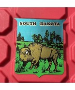 South Dakota Timberline Corp 2.5 x 3 Sticker Gold Shiny Travel Decal 1979 - $9.81 CAD