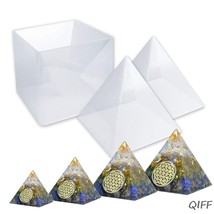 DIY Orgonite Jewelry Orgone Pyramid Large Resin Silicone Molds Plastic F... - £34.99 GBP