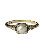 Unisex Solitaire ring 10kt Yellow Gold 443061 - $129.00