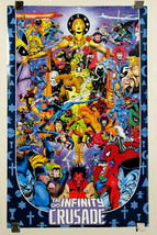 1993 Marvel poster:Avengers/Spider-man/Thor/X-Men/Hulk/Wolverine/Iron Ma... - $59.39