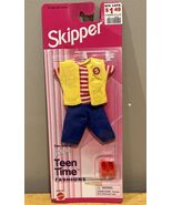 Mattel 1996 Skipper Teen Time Fashions Barbie Sister Yellow Monogrammed ... - $422.46 MXN
