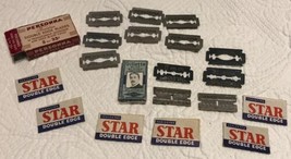 Vtg Star Personna Gillette Safety Razor Mixed Lot Replacement Blades 2 Boxs Asis - £22.35 GBP