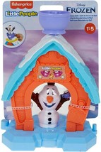 NEW SEALED 2022 Frozen Olaf&#39;s Cocoa Cafe by Fisher-Price Little People - £11.83 GBP