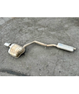 12-14 Mercedes C250 M271 1.8L REAR EXGHAUST MUFFLER W/ INTERMEDIATE PIPE... - $210.00