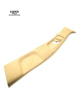 MERCEDES W221 S-CLASS DRIVER/LEFT B PILLAR SEAT TRIM COVER PANEL TAN SUE... - £61.05 GBP