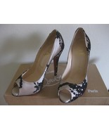 SOLD Authentic Christian Louboutin Lace Bouquet Satin Crepe LADY CLAUDE ... - $350.00