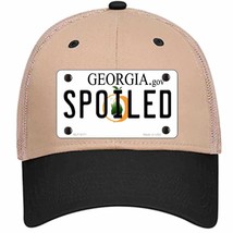 Spoiled Georgia Novelty Khaki Mesh License Plate Hat - £23.08 GBP