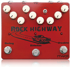 Movall MT-01 ROCK HIGHWAY Triple FX Overdrive/Distortion/Delay in One Pedal + FX - £111.28 GBP