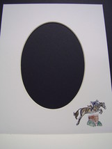 Picture Frame Mat 8x10 for 4x6 Horse Rider Equestrian English Hunter Jumper - £3.99 GBP