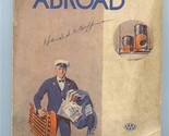 Motoring Abroad 1933 AAA Travel Guide &amp; Europe Map  - £46.18 GBP