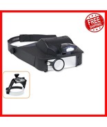 Lightweight LumiVisor Magnifying Headset - Custom 2x-6x with LED Illumin... - $945.06 MXN