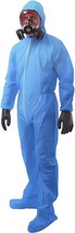 Disposable Coveralls 2XL Pack of 5 Blue Hazmat Suits, 50 gsm - £21.34 GBP