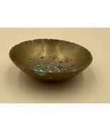 Small Antique Persian Bronze Bowl With Inset Marachite - $1,417.21 MXN