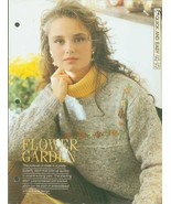 Knitting patterns for Ladies jumper in Butterfly stitch with yoke border... - £1.59 GBP