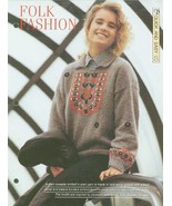 Knitting pattern for Ladies jumper with embroidery at yoke and a collar - £1.17 GBP