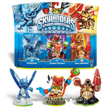 Skylanders Spyro&#39;s Adventure 3 Pk Set WHIRLWIND, DOUBLE TROUBLE &amp; DRILL ... - £43.25 GBP