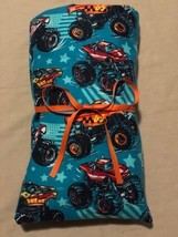 Microwaveable Corn Heating Bag / Cold Pack (~10x15)  Boys Monster Truck - $29.69