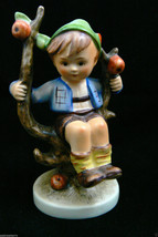 Vintage Hummel Goebel Germany Porcelain Apple Tree Boy Figurine 4.25&quot; #142 3/0 - £113.24 GBP