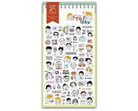 CUTE TODAY STICKERS People Daily Activity Clear PVC Sticker Sheet Craft ... - $2.49