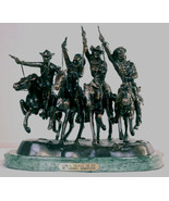 Frederic Remington Lost Wax Bronze &quot;Coming Through the Rye&quot; Medium - $1,558.80