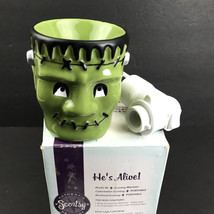 Scentsy Frankenstein “He&#39;s Alive” Wall Plug-In Scented Wax Warmer, Retired - £23.35 GBP