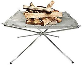 Rootless 3 Section Foldable, Compact, And Collapsible Fire Pit - Excellent For - £35.96 GBP