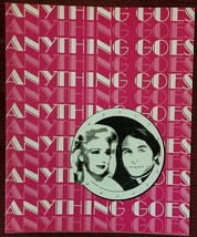 ANYTHING GOES - GINGER ROGERS / SID CAESAR THEATRE PLAY PROGRAM - MINT M... - €12,83 EUR