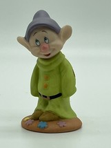 Disney Snow White & 7 Dwarfs - Grolier Porcelain Dopey Figurine - $13.09